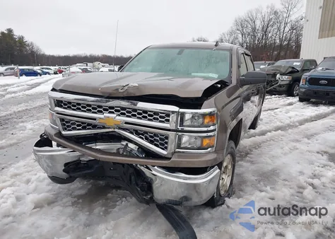 2014 Chevrolet Silverado 1500 1Lt из США, поврежденный, VIN 3GCUKREC0EG203539